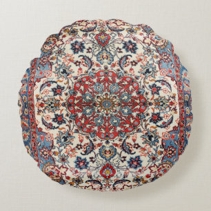 Bra Persian Baby blue Red Tan Rund Kudde