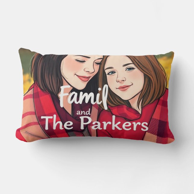 Bra Pillow-Brans utformning Lumbarkudde (Framsida)