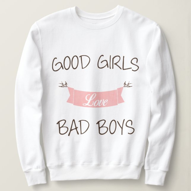 Bra pojkar för flickakärlekdåliga tee (Design framsida)