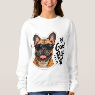 Bra Pojke Söt Hund Fransk Bulldog Solglasögon Graf T Shirt