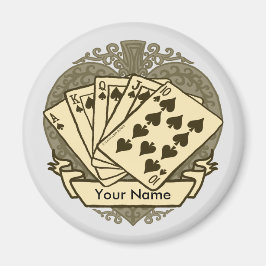 Bra Poker Hand magnet