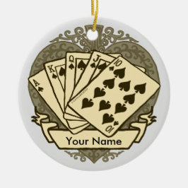 Bra Poker Hand ornament