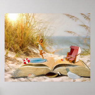 BRA READING POSTER: "Summer Bokar" Poster