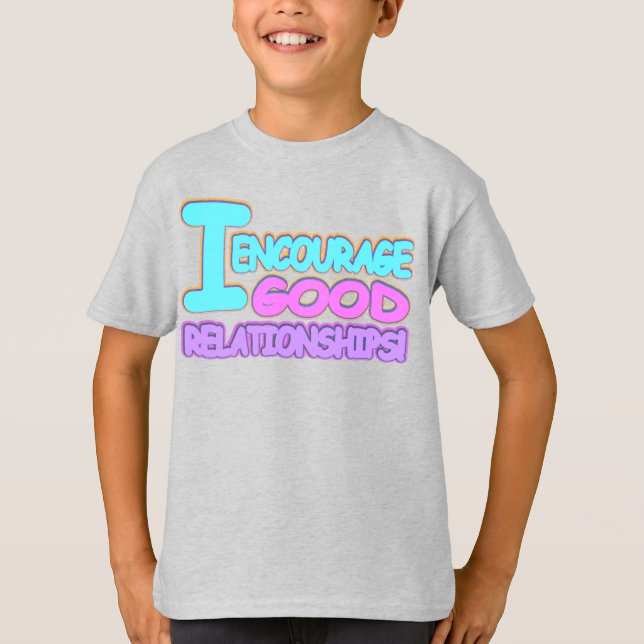 Bra-RELATIONER FÖR Cute Expression Design. Köp nu T Shirt (Framsida)