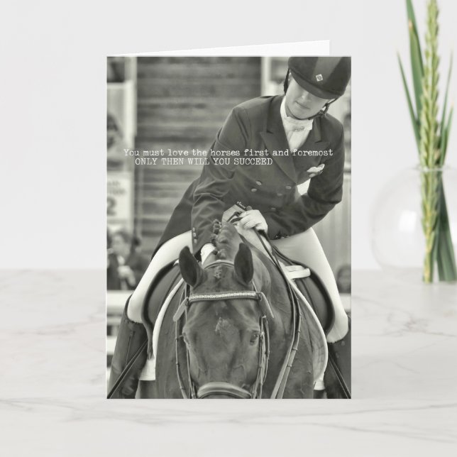 BRA RIDE-hälsningskort Tack Kort (Framsida)