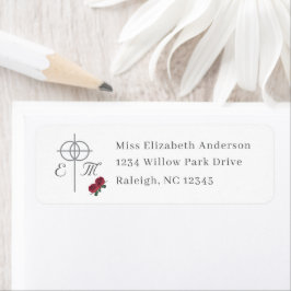 Bra Ro Bröllop returadress Etikett