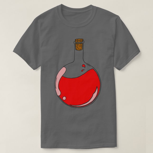 Bra röd potion i kokande kolv t shirt (Design framsida)