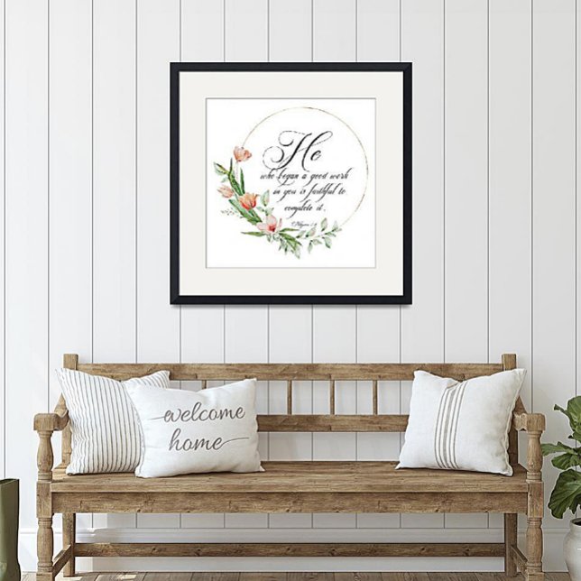 Bra, Rosa, tulpaner ram Poster (Skapare uppladdad)