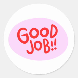 Bra Runt Klistermärke