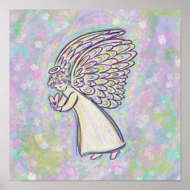 Bra Sak Guardian Angel Art Print Poster (Framsidan)