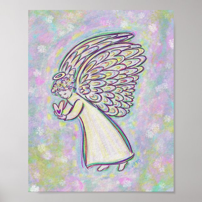 Bra Sak Guardian Angel Art Print Poster (Framsidan)