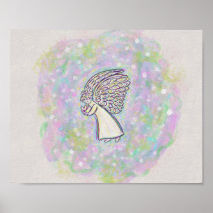 Bra Sak Guardian Angel Art Print Poster