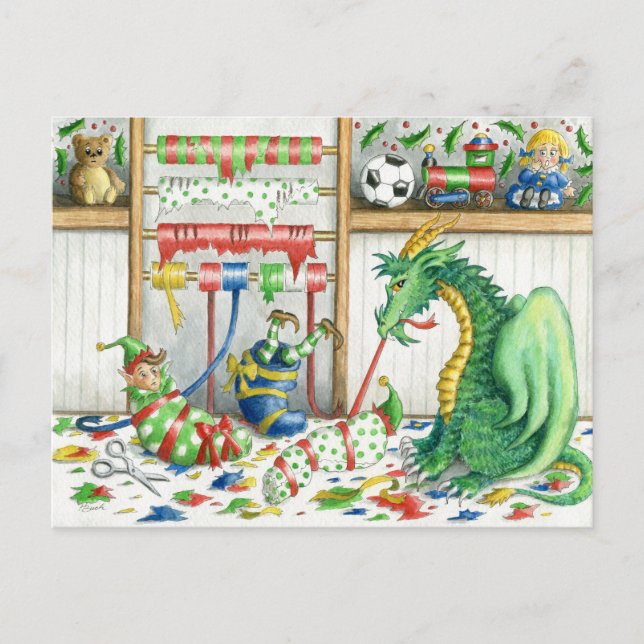 Bra sak kom i lilla paket - vykort (Framsida)