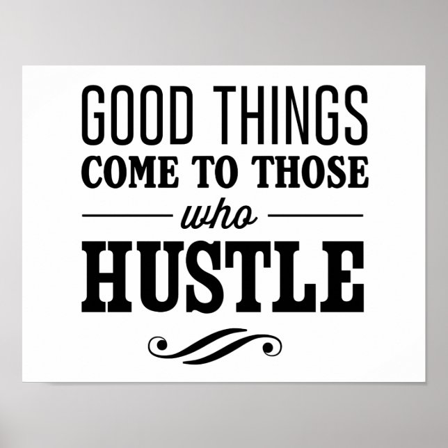 Bra Sak Kom till dem som hustlar Poster (Framsidan)