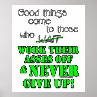 Bra sak kom till dem som.. poster