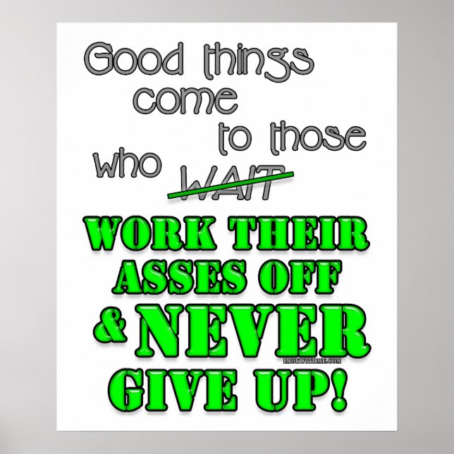 Bra sak kom till dem som.. poster (Framsidan)