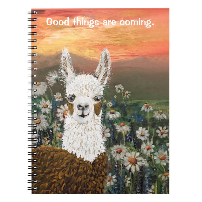 Bra Sak kommer med Mamma Llama Anteckningsbok (Framsidan)