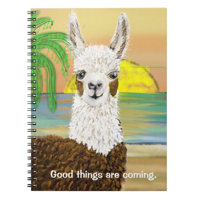 Bra Sak kommer med Mamma Llama Anteckningsbok (Framsidan)