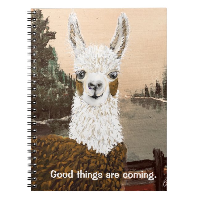 Bra Sak kommer med Mamma Llama Anteckningsbok (Framsidan)