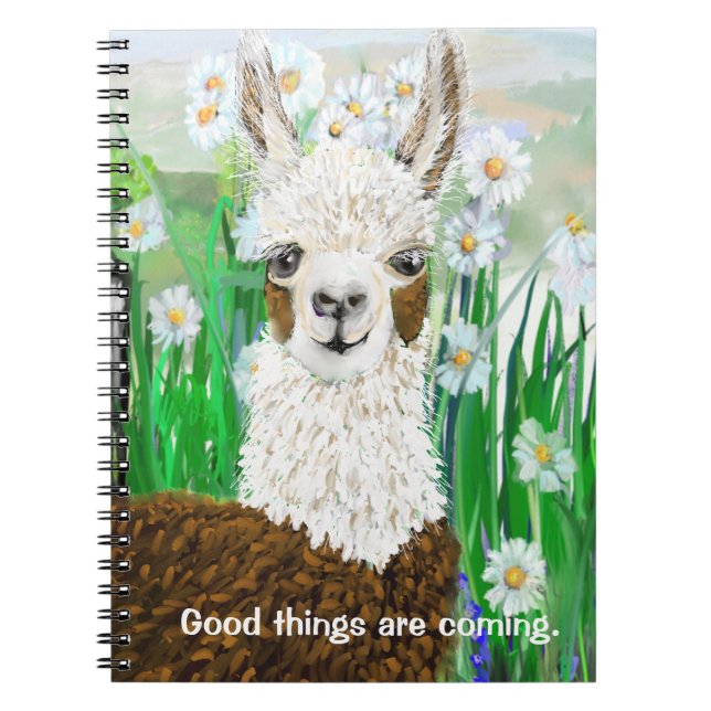 Bra Sak kommer med Mamma Llama Anteckningsbok (Framsidan)