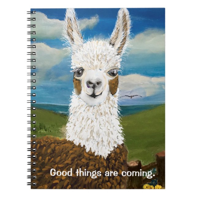 Bra Sak kommer med Mamma Llama Anteckningsbok (Framsidan)