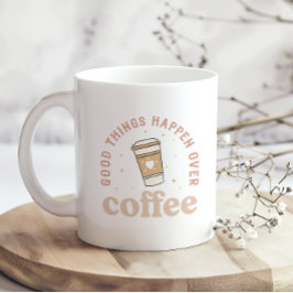 Bra Sak sker över kaffe i Kärlek-kaffet Lustigt. Kaffemugg