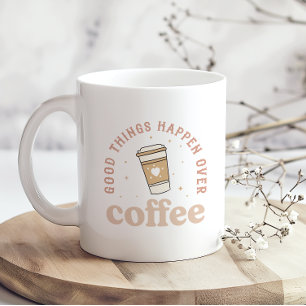 Bra Sak sker över kaffe i Kärlek-kaffet Lustigt. Kaffemugg
