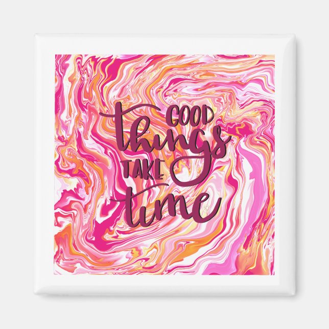 Bra sak tar tid. magnet (Framsidan)