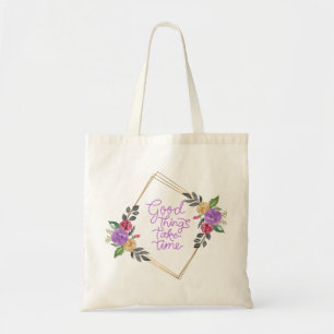 Bra sak tar tid Tote Bag Tygkasse