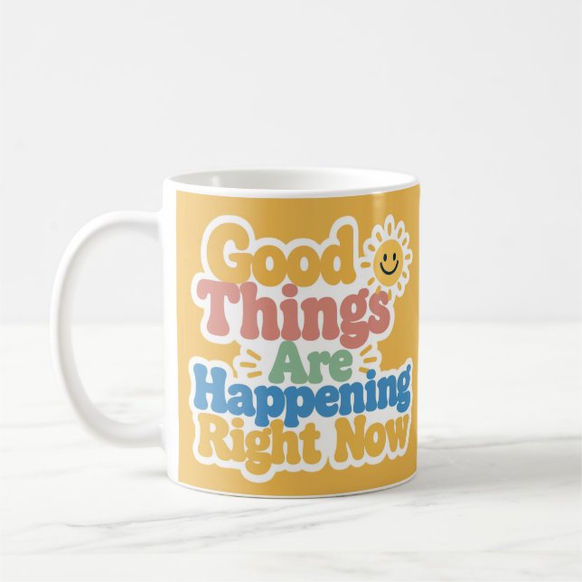 Bra saker händer just nu  kaffemugg (Vänster)