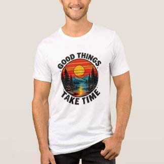 Bra Saker Tar Tid Vintage Natur T-Shirt – Inspi