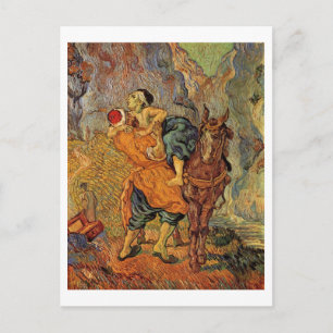 Bra Samaritan (efter Delacroix), Vincent van Gogh Vykort