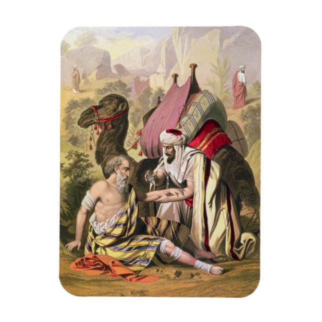 Bra Samaritan, från en bibel tryckt av Edward Magnet (Vertikal)