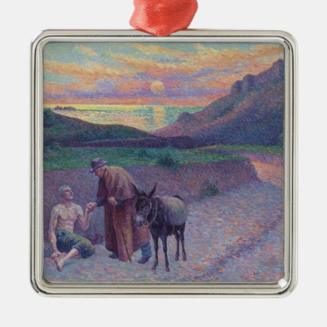 Bra Samaritan Julgransprydnad Metall (Framsidan)