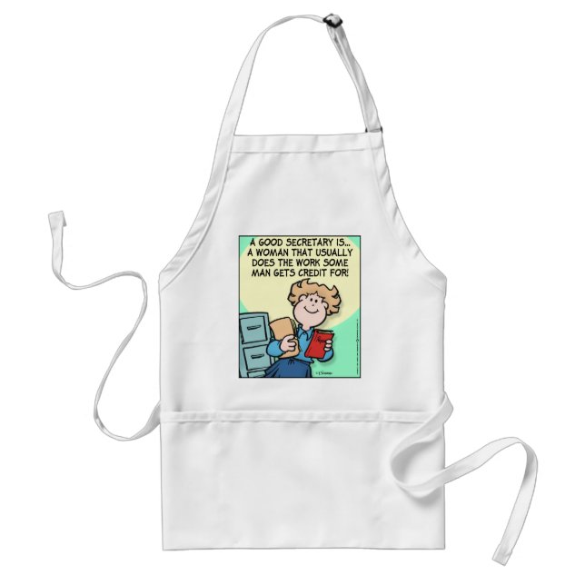 Bra sekreterare förkläde (Framsidan)