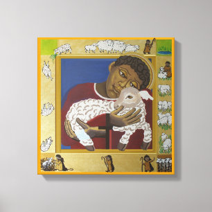 Bra Shepherd Borttappad Sheep Icon Canvastryck