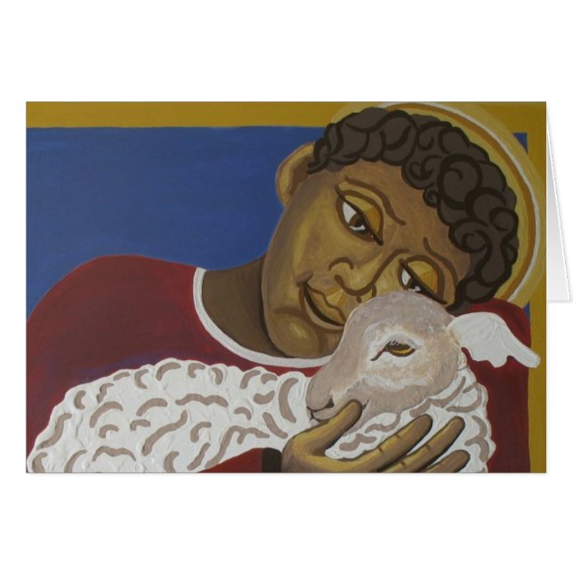 Bra shepherd card hälsningskort (Framsidan Horizontal)