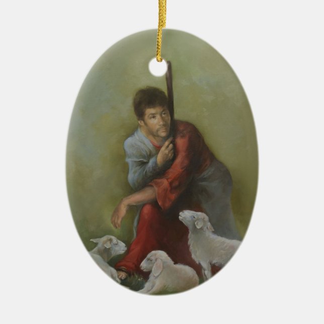 Bra Shepherd Ceramic Ornament (Framsidan)
