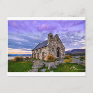Bra Shepherd Sjö Tekapo NZ:s kyrka: Postca Vykort