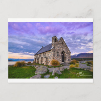 Bra Shepherd Sjö Tekapo NZ:s kyrka: Postca Vykort