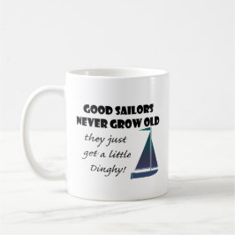Bra sjömän växer aldrig det gammala roliga kaffemugg