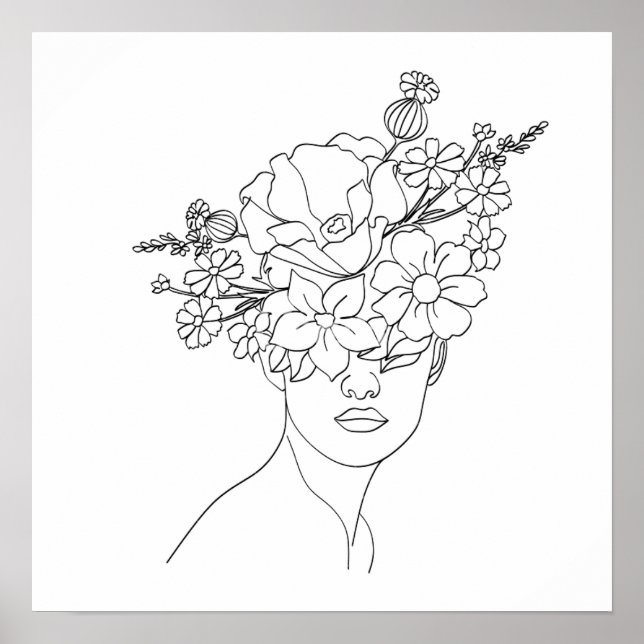 Bra sketch konst poster (Framsidan)