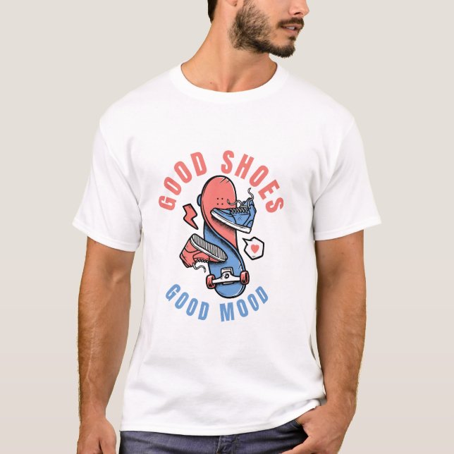 Bra skor bra stämning t shirt (Framsida)