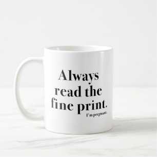 Bra Skriv ut gravida Kaffemugg