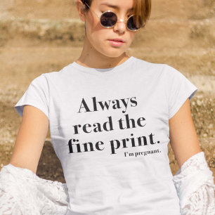 Bra Skriv ut gravida T Shirt