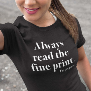 Bra Skriv ut gravida T Shirt