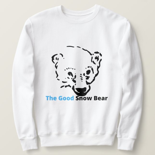 bra snö, enkel familjegåva lång ärmad tröja (Design framsida)