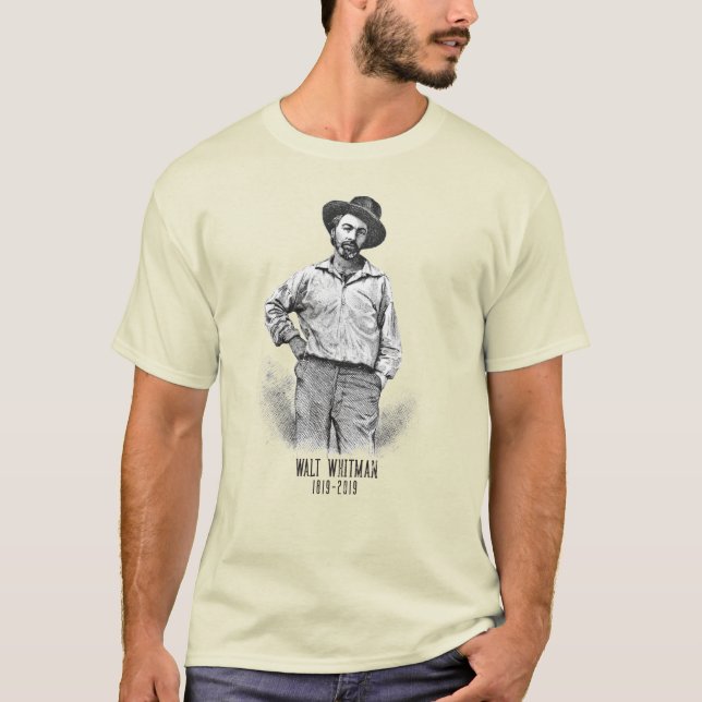 Bra som den bäst Walt Whitman årsdagupplagan T Shirt (Framsida)