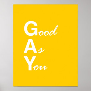 BRA SOM DU ÄR POSTER