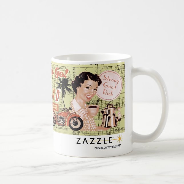 Bra som går kaffe! kaffemugg (Höger)